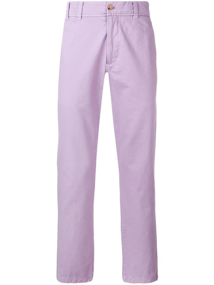 Acne Studios Slim Chino Trousers - Purple
