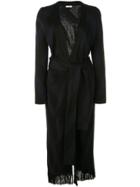 Oscar De La Renta Wrap Tie Dress - Black