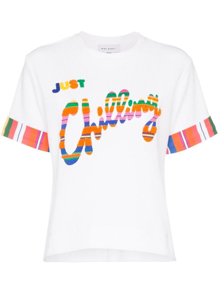 Mira Mikati Just Chilling T-shirt - White