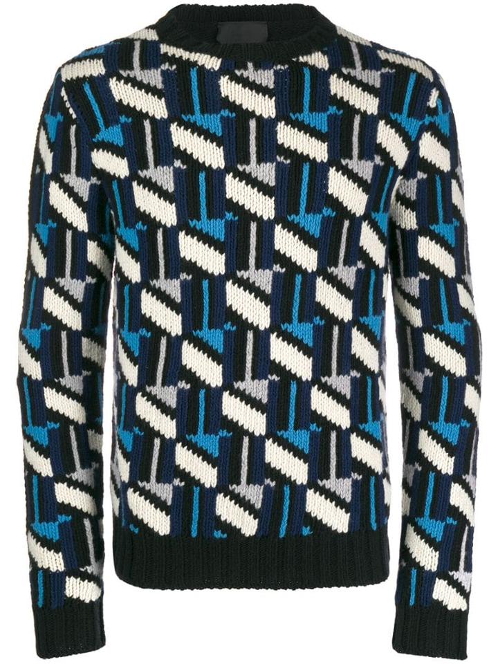 Prada Geo Sweater - Black