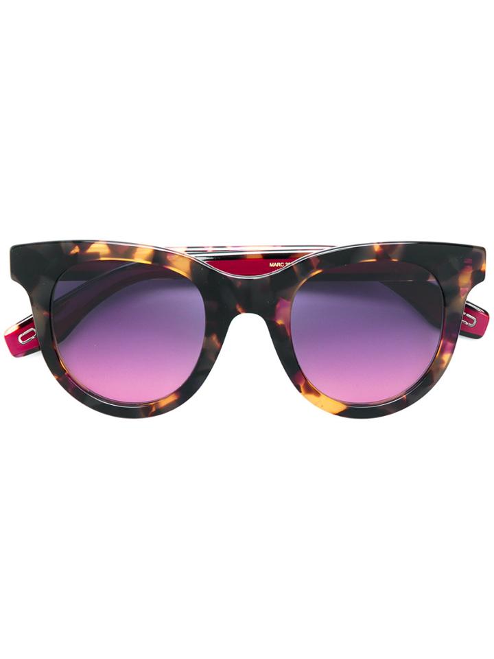 Marc Jacobs Eyewear Round Framed Sunglasses - Brown