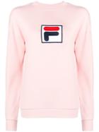 Fila Logo Patch Sweatshirt - Pink