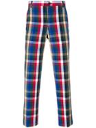Thom Browne Gingham Tartan Cotton Suiting Unconstructed Chino Trouser