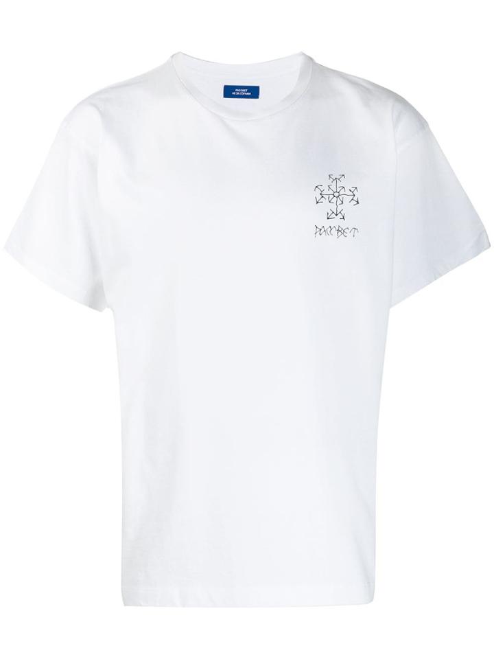 Rassvet Logo Printed T-shirt - White