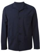 Paolo Pecora Pinstriped Shirt Jacket