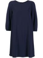 Emporio Armani Smock Mini Dress - Blue