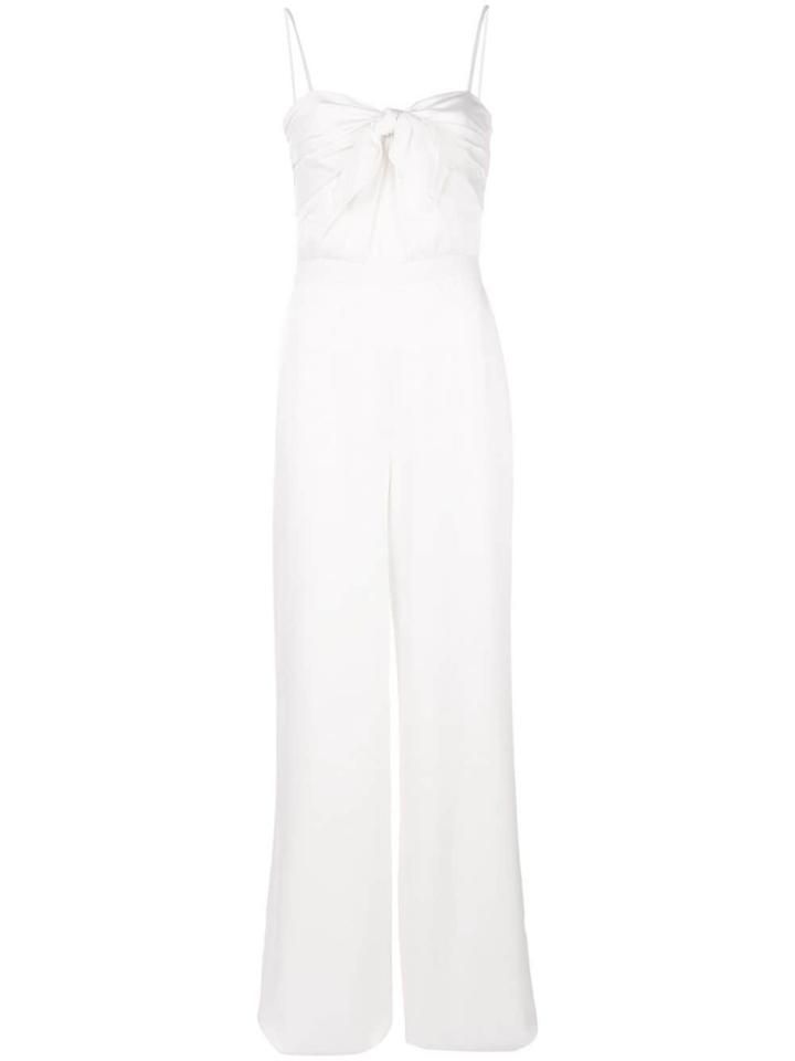 Rachel Zoe Bow Bustier Jumpsuit - White