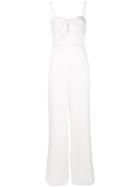 Rachel Zoe Bow Bustier Jumpsuit - White