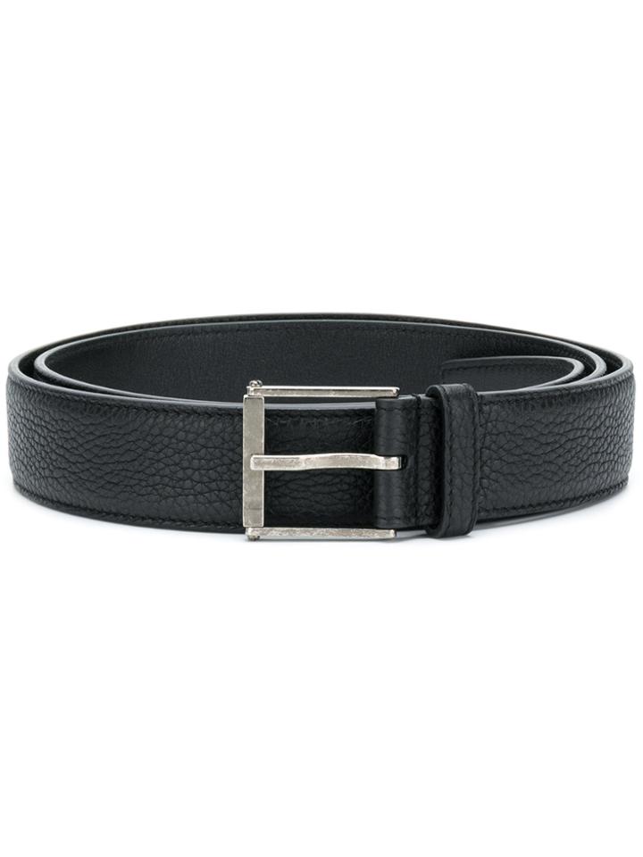 Saint Laurent Classic Buckled Belt - Black