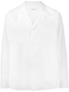Sulvam Open Collar Shirt - White