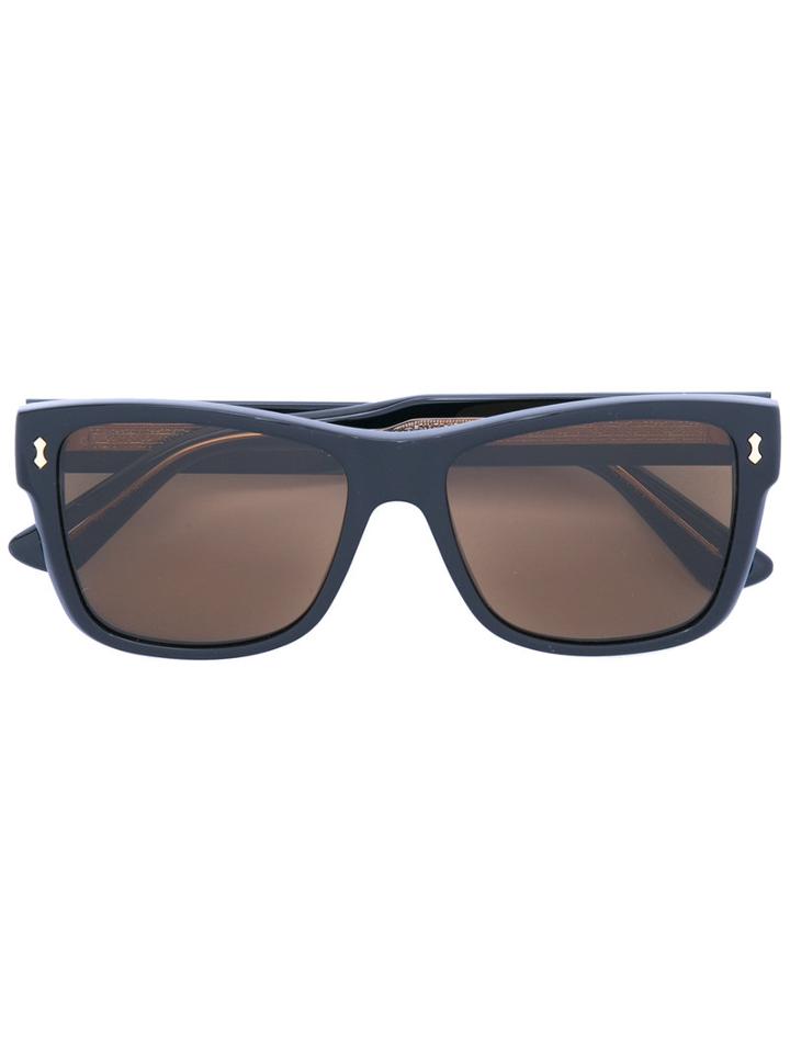 Gucci Eyewear Square Frame Sunglasses, Adult Unisex, Size: 55, Black, Acetate