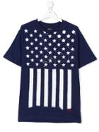 Ralph Lauren Kids Teen Flag Print T-shirt - Blue