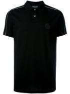 Emporio Armani Logo Patch Polo Shirt, Men's, Size: Xxl, Black, Cotton