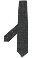 Kiton Dotted Knit Tie - Grey