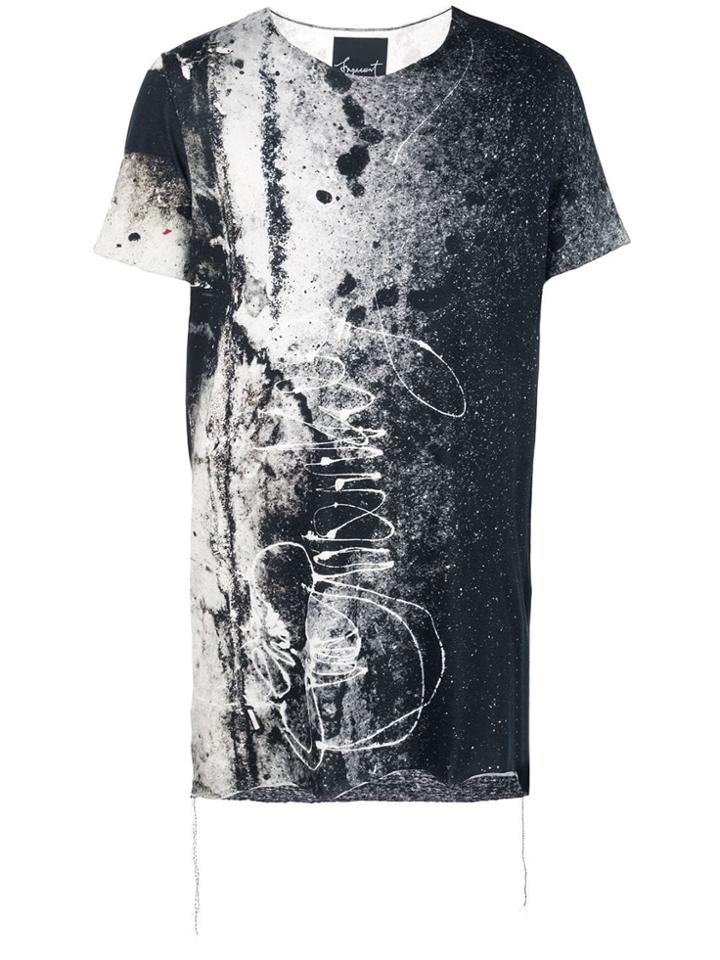 Fagassent Printed T-shirt - Black