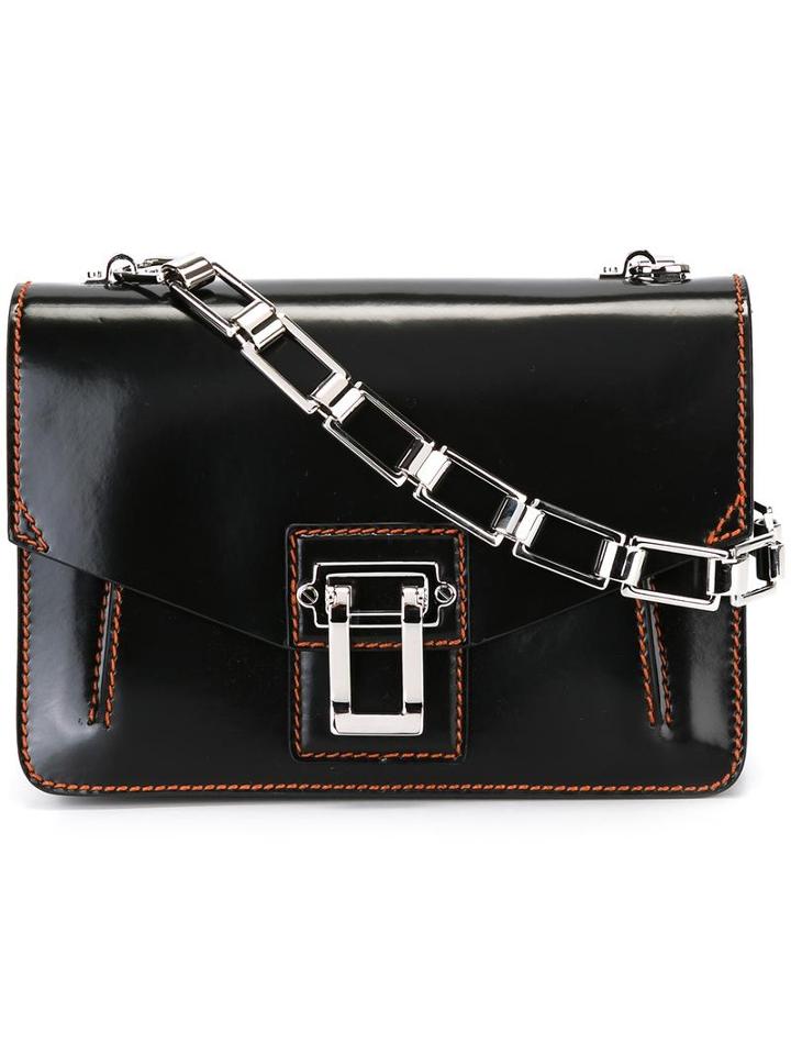'hava' Shoulder Bag, Women's, Black, Leather, Proenza Schouler