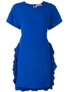No21 Side Pleat Dress - Blue