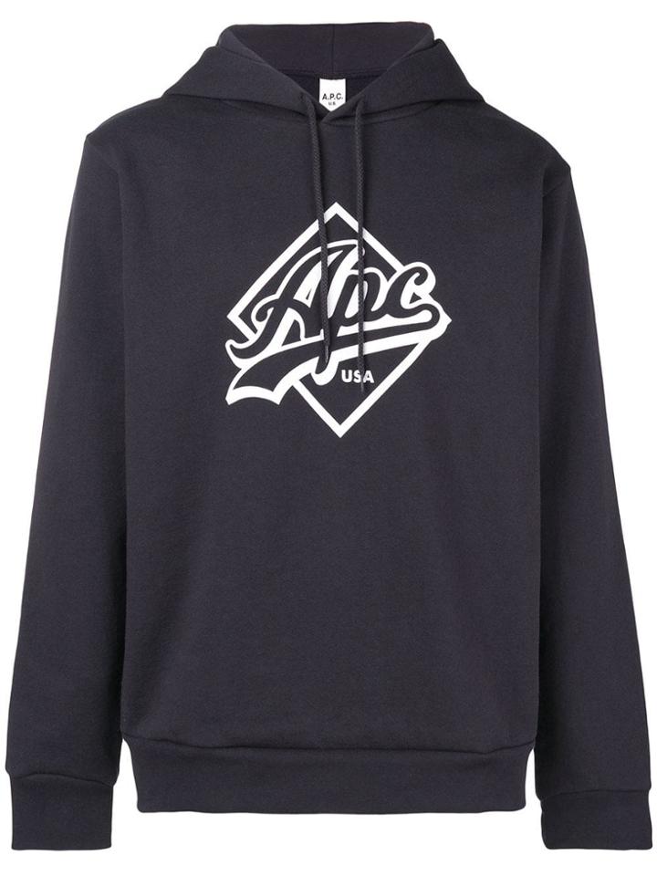 A.p.c. Wayne Hoodie - Blue