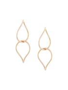 Natasha Schweitzer Mini Aqua Drop Earrings - Gold