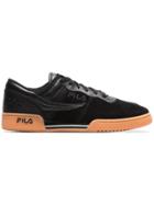 Liam Hodges X Fila Black And Brown Original Fitness Suede Sneakers