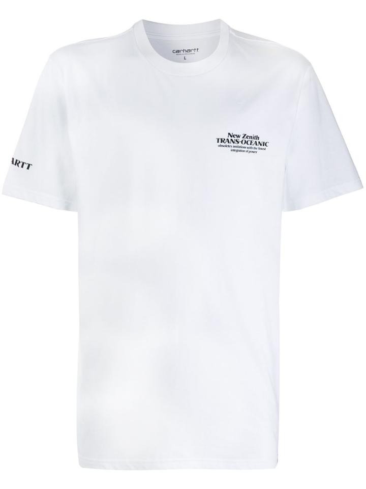 Carhartt Wip Slogan T-shirt - White