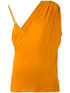 Jean Paul Gaultier Vintage Asymmetric Stretch Top - Yellow & Orange