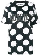 Moschino Polka Dot Print T-shirt - Black