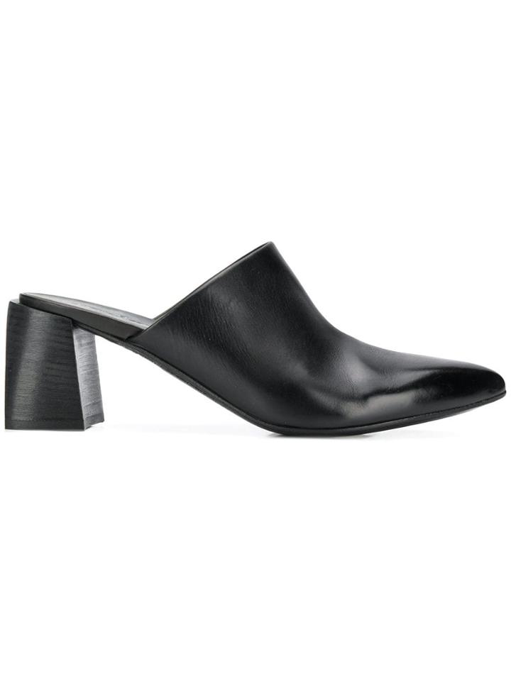 Marsèll Block Heel Mules - Black
