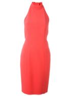 Capucci Backless Dress, Women's, Size: 44, Pink/purple, Viscose/acetate/silk/spandex/elastane