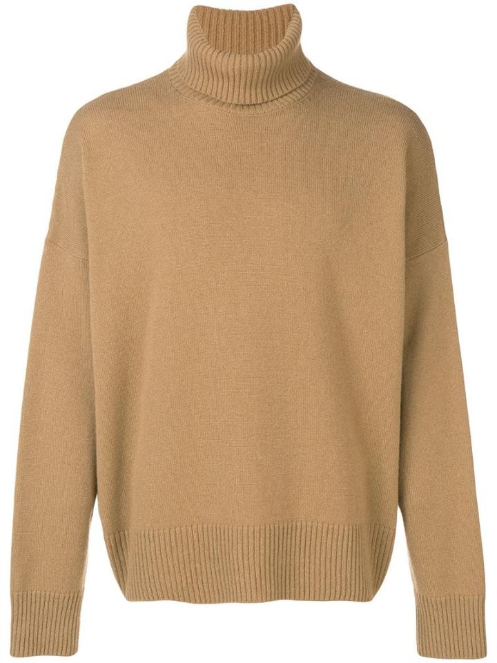 Ami Alexandre Mattiussi Turtleneck Oversize Sweater - Neutrals