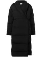 Toteme Long Padded Coat - Black
