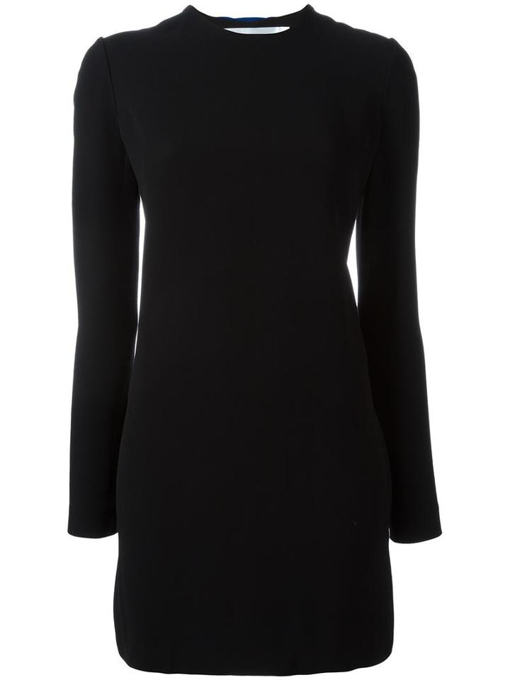 Victoria Beckham - Macramé Back Short Dress - Women - Silk/cotton/viscose - 10, Black, Silk/cotton/viscose