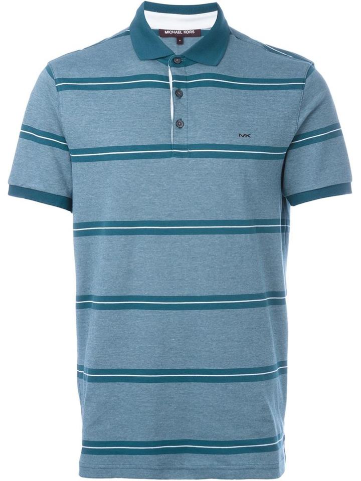 Michael Kors Triple Striped Polo Shirt