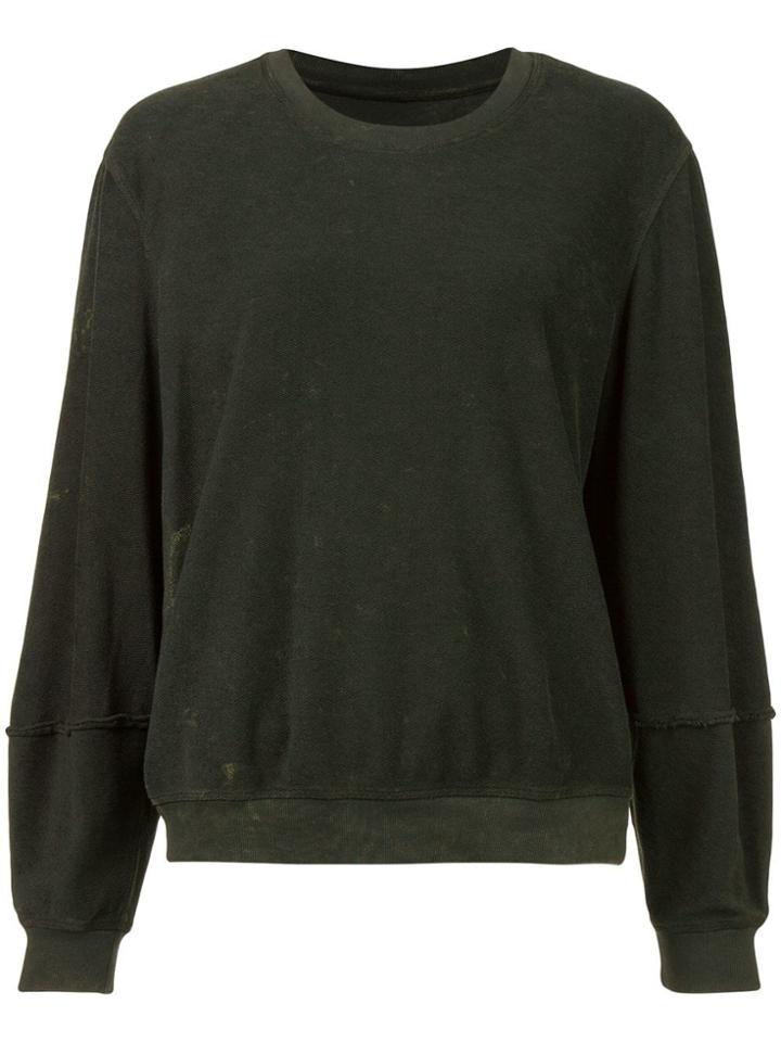 Raquel Allegra Baggy Fit Sweatshirt - Black