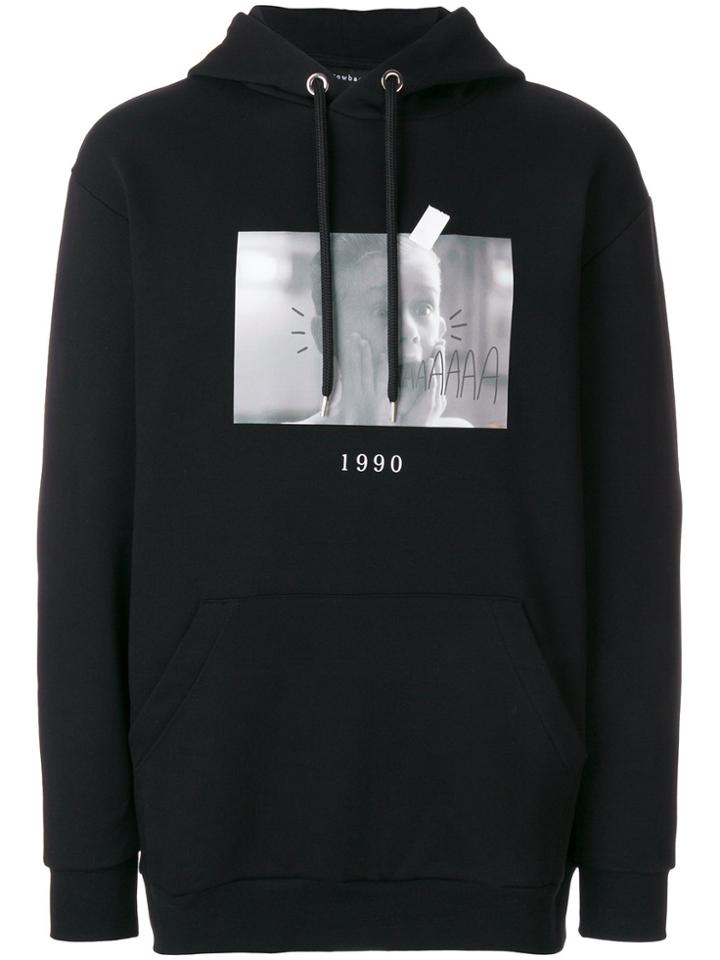 Throw Back Home Alone Hoodie - Black