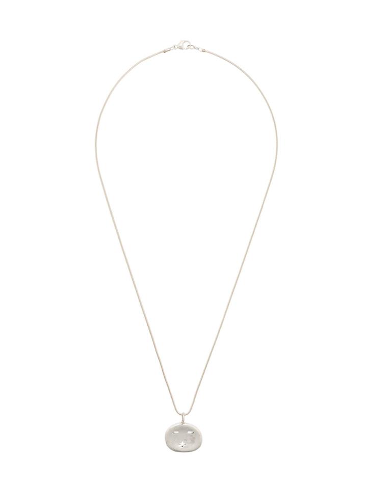 Société Anonyme Face Necklace - Metallic