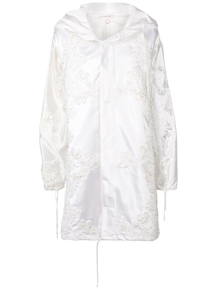 A.f.vandevorst Wedding Parka Coat - White