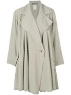 Issey Miyake Pre-owned Single Breasted Trench Coat - Green