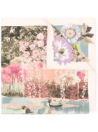 Salvatore Ferragamo Romantic Landscape Scarf - Nude & Neutrals