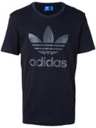 Adidas - Trefoil Logo Print T-shirt - Men - Cotton - L, Blue, Cotton