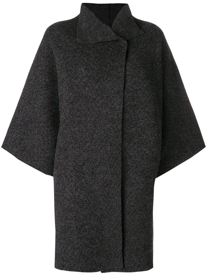 Harris Wharf London 3/4 Sleeved Coat - Grey