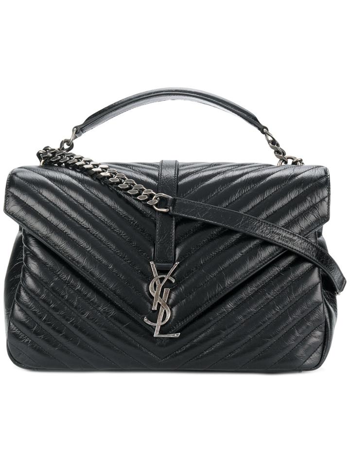 Saint Laurent Collège Bag - Black