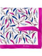 Kiton Peppers Print Pocket Square, Men's, Pink/purple, Silk