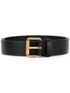 Gucci Tiger's Head Printed Belt, Men's, Size: 90, Black, Calf Leather