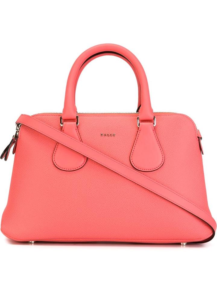 Bally Small Berkeley Tote, Women's, Pink/purple, Calf Leather