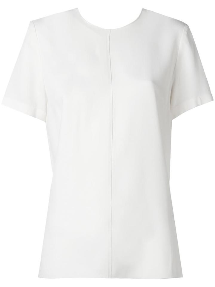 Proenza Schouler Bow Detail Top, Women's, Size: 4, White, Acetate/viscose