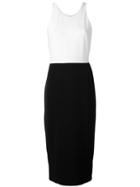 Boutique Moschino - Fitted Contrast Dress - Women - Polyester/other Fibers - 40, Black, Polyester/other Fibers