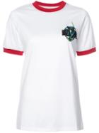 Marques'almeida - Embroidered Logo T-shirt - Women - Cotton - L, White, Cotton