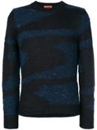 Missoni Marble Crew Neck Sweater - Blue