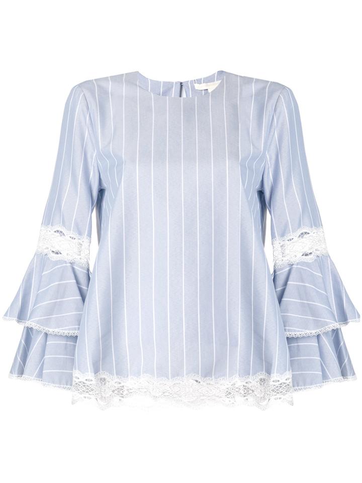 Jonathan Simkhai Striped Blouse - Blue